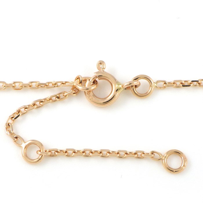 ショーメ Chaumet ネックレス アトラップ モワ ヒ゛ーモチーフ ホワイト シェル ガーネット ダイヤモンド K18PG 【中古】