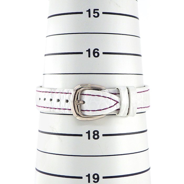 フランクミュラー FRANCK MULLER 腕時計 トノウ カーベックス アマランス 1752BQZCD1RJ AMARANTH OG 日本200本限定 パープル インデックス サークル ダイヤモンド ホワイト文字盤 K18WG クロコダイルレザーベルト クオーツアナログ 【中古】 FRANCK MULLER - フランクミュラー FRANCK MULLER 腕時計 トノウ カー