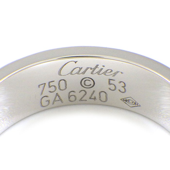 カルティエ Cartier リング ラブ 2006年 クリスマス 限定モデル K18WG 13号 / #53 【中古】