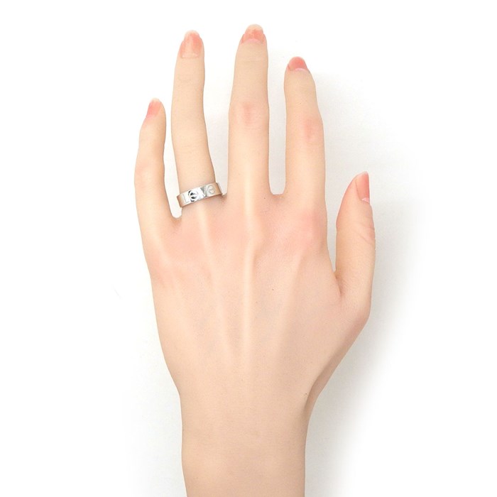 カルティエ Cartier リング ラブ 2006年 クリスマス 限定モデル K18WG 13号 / #53 【中古】