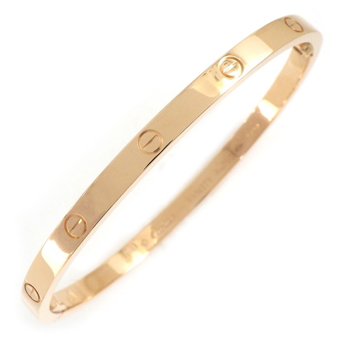 カルティエ Cartier ブレスレット ラブ SM B6047315 K18PG / #15 【中古】