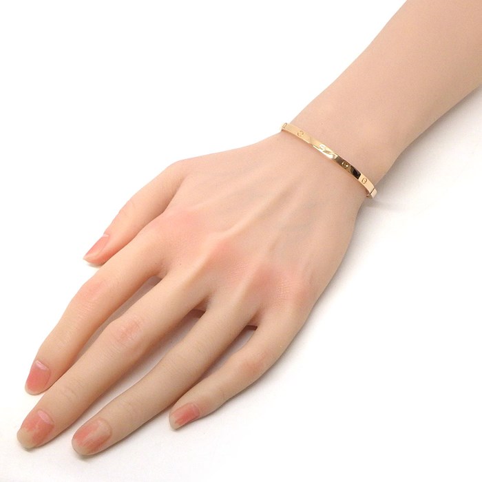 カルティエ Cartier ブレスレット ラブ SM B6047315 K18PG / #15 【中古】