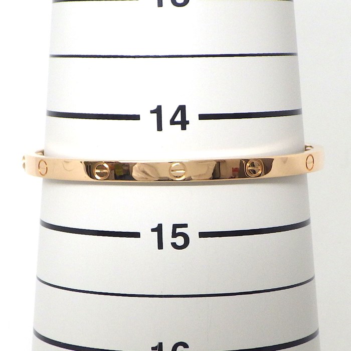 カルティエ Cartier ブレスレット ラブ SM B6047315 K18PG / #15 【中古】