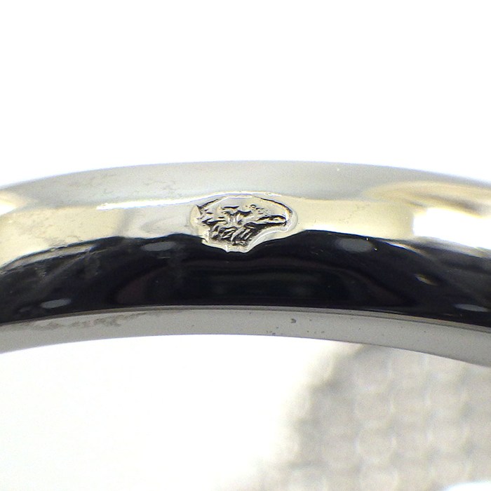 ヴァンクリーフ＆アーペル Van Cleef & Arpels リング ヴィンテージアルハンブラ VCARF48900 ホワイト シェル 1ポイント ダイヤモンド 0.06ct K18WG 9号 / #49 【中古】
