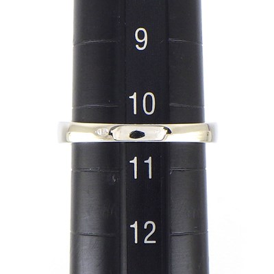 モーブッサン MAUBOUSSIN リング グール ダムール 1ポイント クッションカット アメジスト 6ポイント ダイヤモンド K18WG 10.5号 【中古】