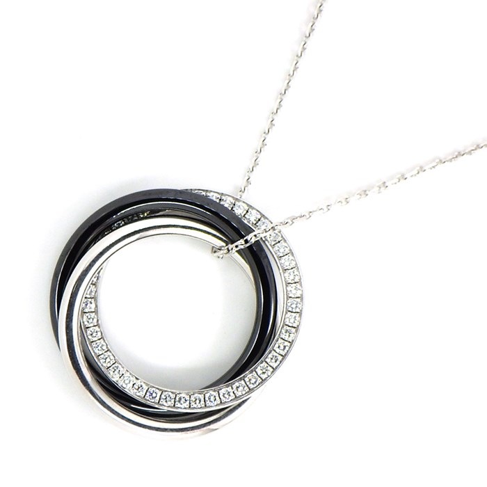 カルティエ Cartier】ネックレス トリニティ サークル 44ポイント 