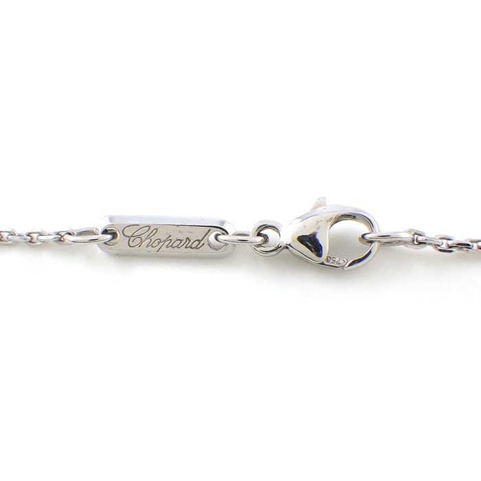 ショパール Chopard ネックレス ハッピーダイヤモンド ハート 79/6718 ムービング ダイヤモンド K18WG 【中古】