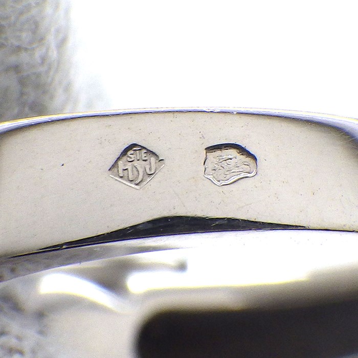 モーブッサン MAUBOUSSIN リング 1ポイント オーバルカット アメジスト K18WG 11.5号 / #52 【中古】