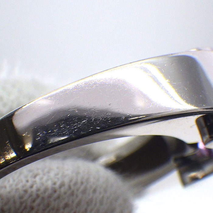 モーブッサン MAUBOUSSIN リング 1ポイント オーバルカット アメジスト K18WG 11.5号 / #52 【中古】
