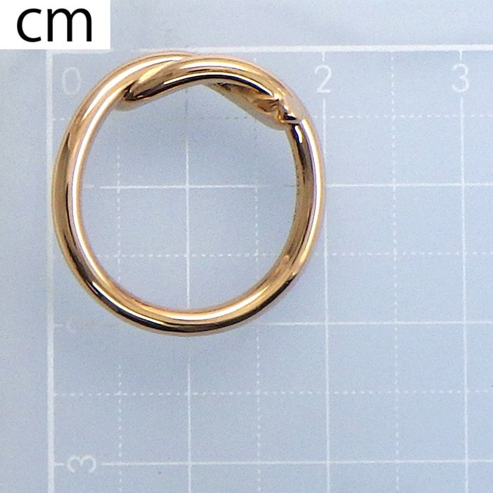 カルティエ Cartier リング アントルラセ ツイスト ロープ K18PG