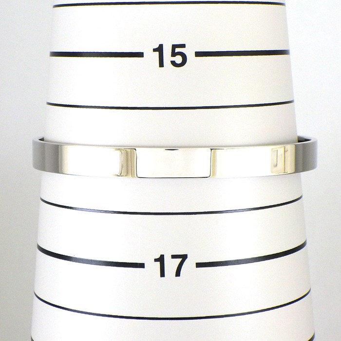 エルメス HERMES バングル コリエドシアン PM ピラミッド メドール スタッズ パヴェ ダイヤモンド 計0.24ct K18WG / #ST 【中古】