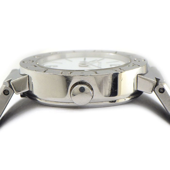 ブルガリ BVLGARI 腕時計 ブルガリブルガリ BB23SS/BB23WSSD ホワイト文字盤 デイト SS クオーツアナログ 【中古】