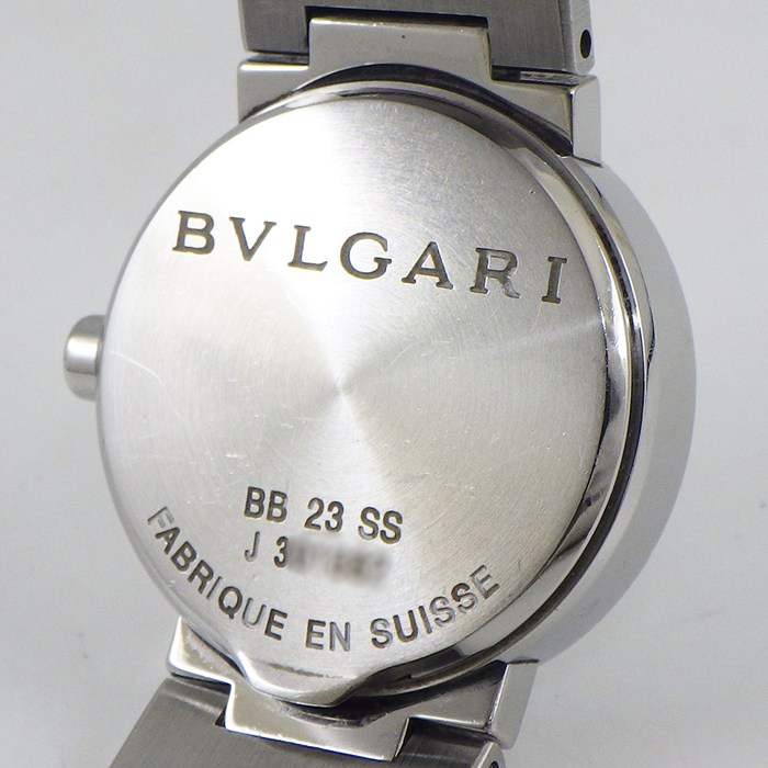 ブルガリ BVLGARI 腕時計 ブルガリブルガリ BB23SS/BB23WSSD ホワイト文字盤 デイト SS クオーツアナログ 【中古】
