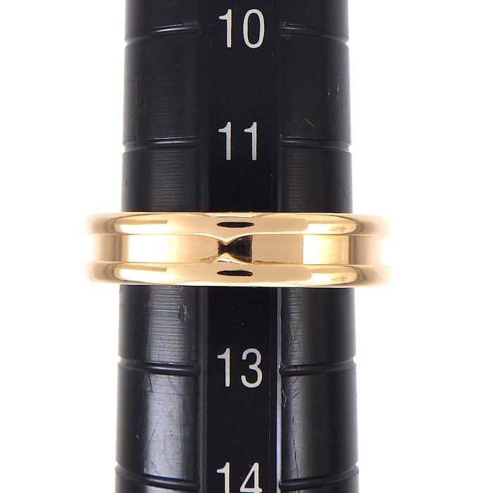 ブルガリ BVLGARI リング ビーゼロワン XS 1バンド 335993 ロゴ K18PG 12号 / #52 【中古】