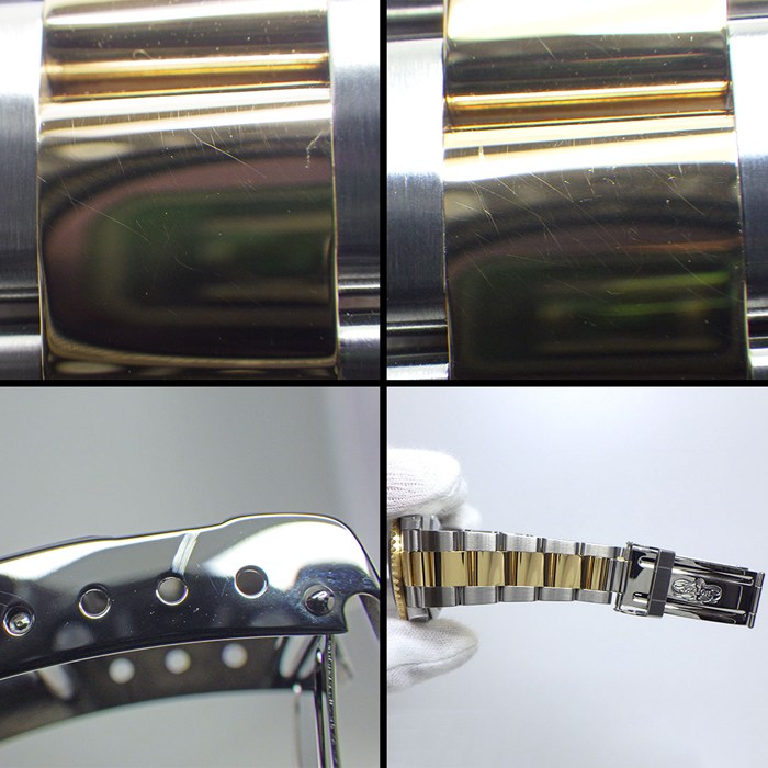 ロレックス Rolex 腕時計 サブマリーナー デイト 16613 A番 1998年-1999年製 カレンダー 回転ベゼル 夜光インデックス 夜光針 サンレイ ブルー文字盤 K18YG SS 自動巻き 【中古】