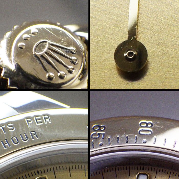 ロレックス Rolex 腕時計 コスモグラフ デイトナ M116523 P番（2000年製造） クロノグラフ タキメーター スモールセコンド シャンパンゴールド文字盤 K18YG SS 自動巻き 【中古】