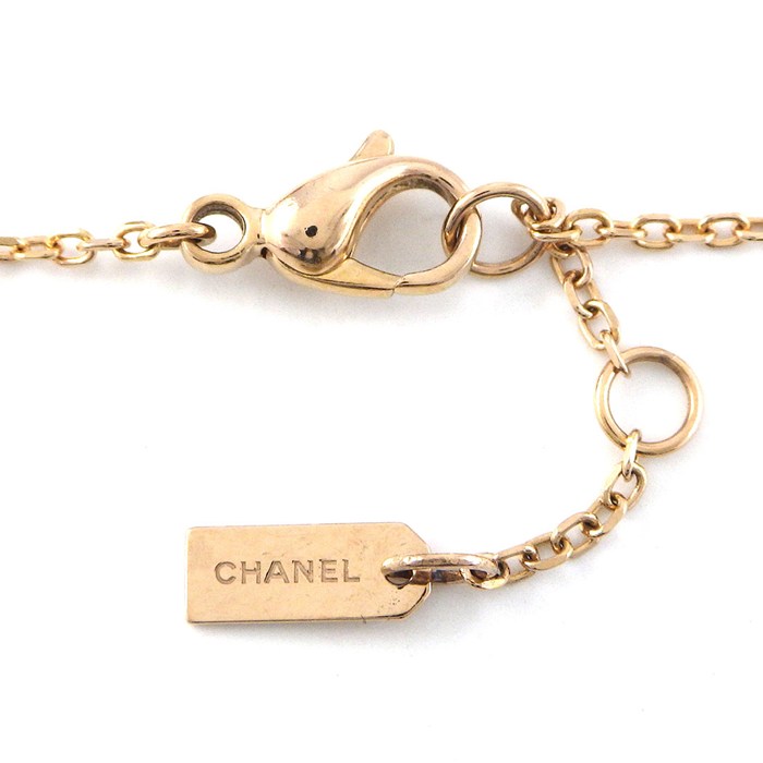 シャネル CHANEL ブレスレット エクストレ ドゥ シャネル No.5 J12428 ドロップモチーフ 5ポイント ダイヤモンド 計0.16ct K18PG 【中古】