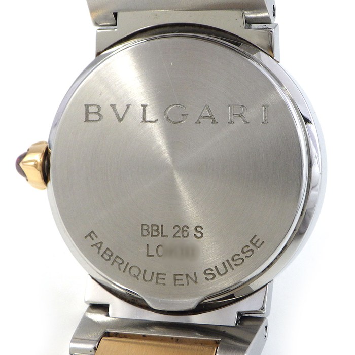 ブルガリ BVLGARI 腕時計 ブルガリブルガリ BBL26WSSPGD ホワイト文字盤 K18PG SS クオーツアナログ 【中古】