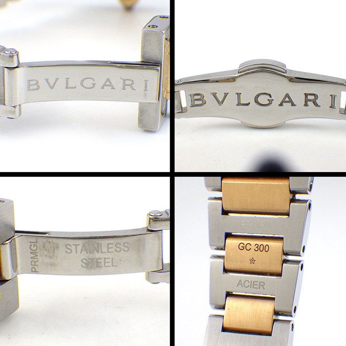 ブルガリ BVLGARI 腕時計 ブルガリブルガリ BBL26WSSPGD ホワイト文字盤 K18PG SS クオーツアナログ 【中古】