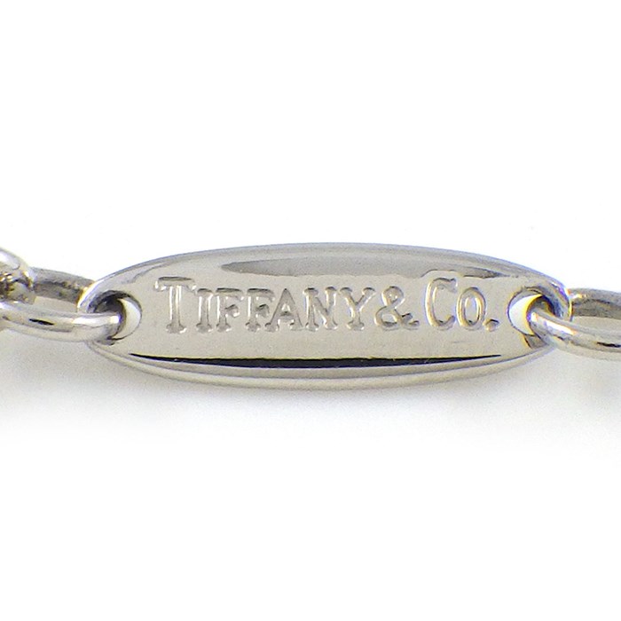 ティファニー Tiffany & Co. ネックレス オープン ハート ロッククリスタル PT950 【中古】