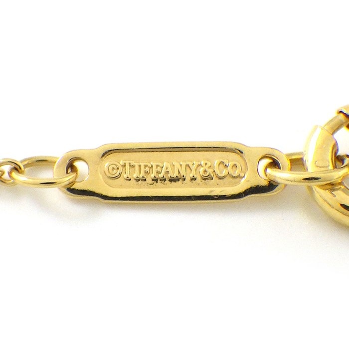 ティファニー Tiffany & Co. ネックレス センチメンタル ハート スモール ダイヤモンド K18YG 【中古】