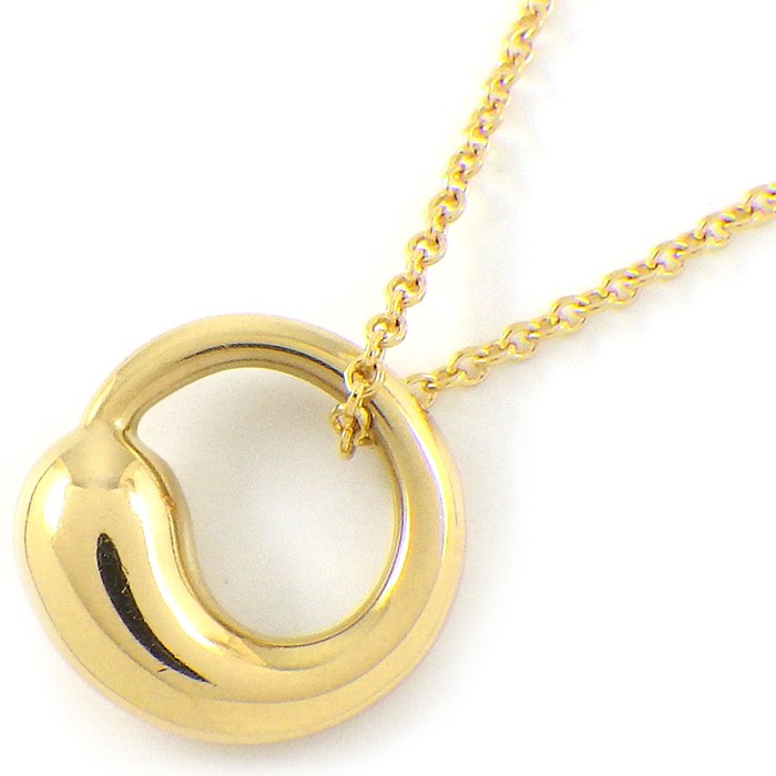ティファニー Tiffany & Co. ネックレス エターナルサークル K18YG 【中古】