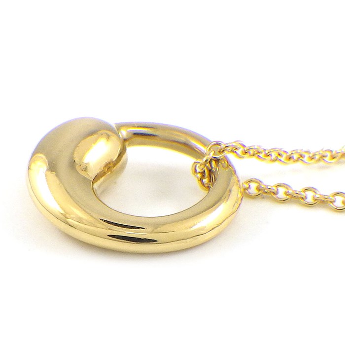 ティファニー Tiffany & Co. ネックレス エターナルサークル K18YG 【中古】