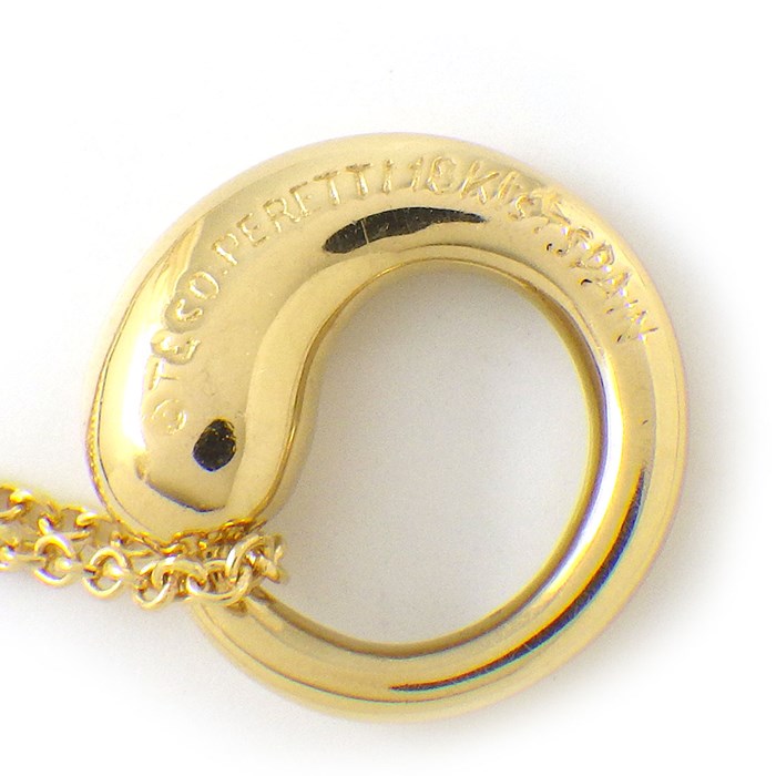 ティファニー Tiffany & Co. ネックレス エターナルサークル K18YG 【中古】