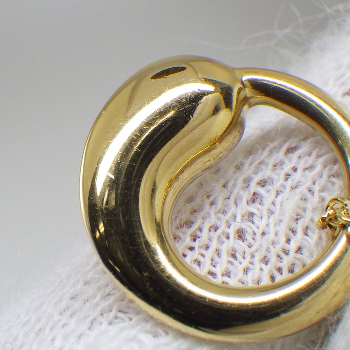 ティファニー Tiffany & Co. ネックレス エターナルサークル K18YG 【中古】