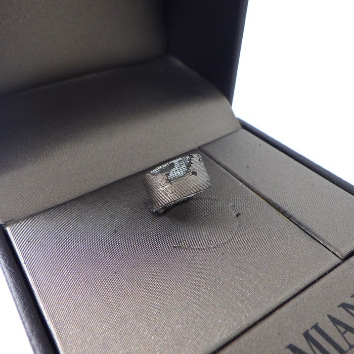 ダミアーニ DAMIANI リング マルゲリータ 8mm 20073016 マーガレット 1ポイント アメジスト パヴェ ブラウン ダイヤモンド 0.13ct K18PG 8.5号 【箱・保付き】 【中古】