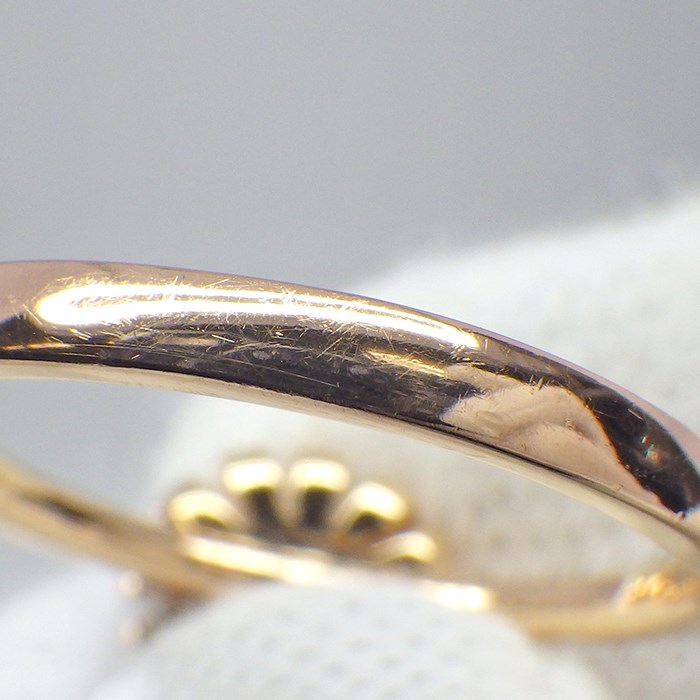 ダミアーニ DAMIANI リング マルゲリータ 8mm 20073016 マーガレット 1ポイント アメジスト パヴェ ブラウン ダイヤモンド 0.13ct K18PG 8.5号 【箱・保付き】 【中古】