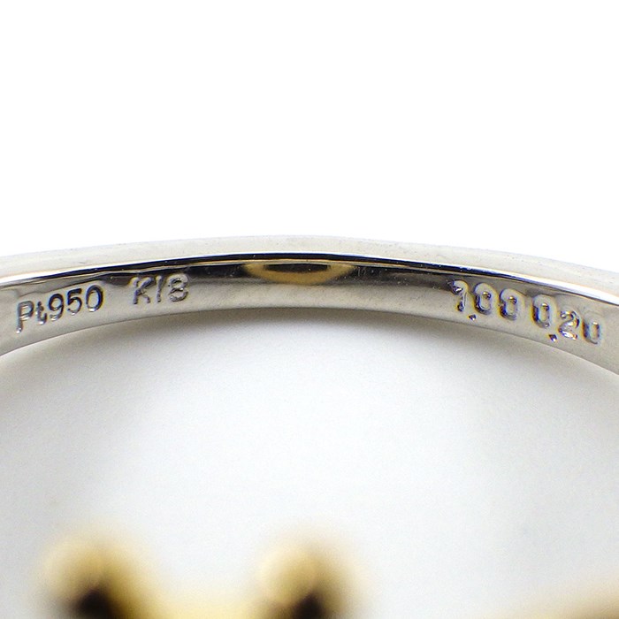 シトリン ダイヤモンド】 リング ミツバチ モチーフ 1ポイント  