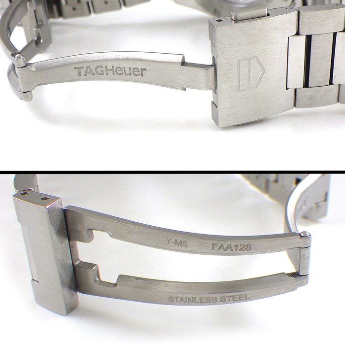 タグ・ホイヤー TAG Heuer 腕時計 カレラ ツインタイム WBN201A.BA0640 サンレイ カレンダー デュアルタイム表示 裏スケ ネイビー 文字盤 SS 自動巻き 【箱・保付き】 【中古】