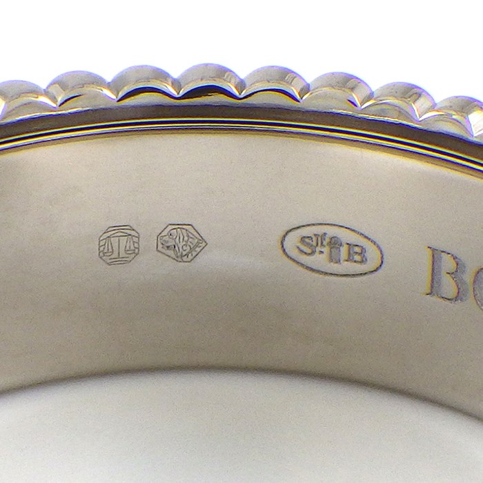 ブシュロン BOUCHERON リング キャトル ブラック エディション スモール JRG01790 ブラックPVD K18WG 13.5号 / #54 【中古】
