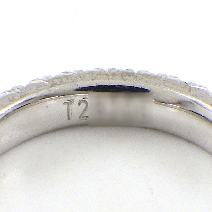シャネル CHANEL リング カメリア フルエタニティ ダイヤモンド K18WG 9号 / #49 【中古】