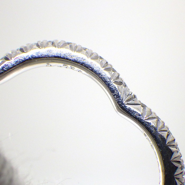 シャネル CHANEL リング カメリア フルエタニティ ダイヤモンド K18WG 9号 / #49 【中古】