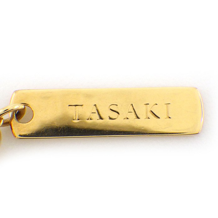 タサキ 田崎真珠 TASAKI ネックレス 1ポイント パール 11.5mm珠 ダイヤモンド 0.13ct K18YG 【中古】