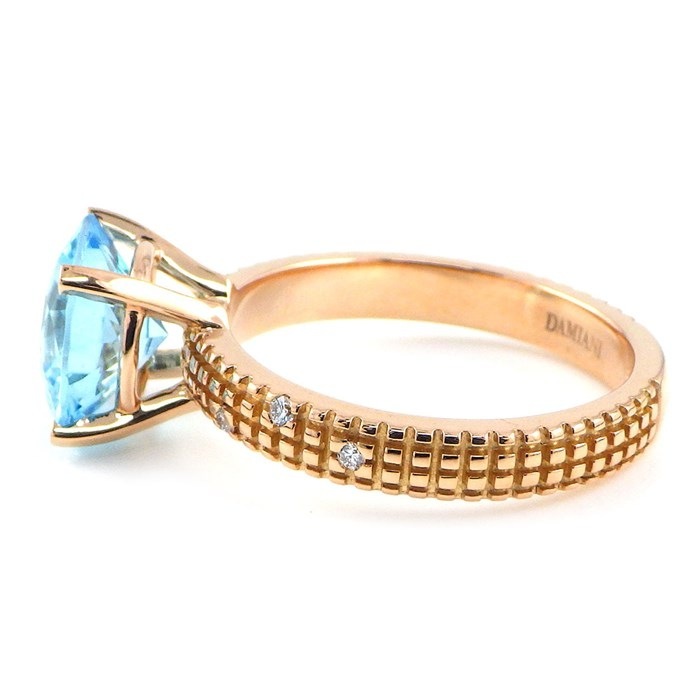 【美品】ダミアーニ メトロポリタンドリーム リング 10号 6051 DAMIANI】【仕上済】ダミアーニ『K18PG メトロポリタン ドリーム
