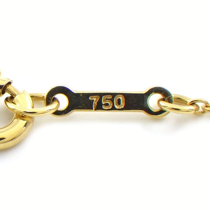 ティファニー Tiffany & Co. ネックレス ティアドロップ ラピスラズリ K18YG 【中古】