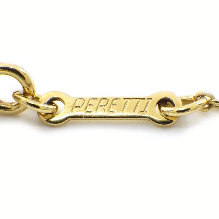 ティファニー Tiffany & Co. ネックレス ティアドロップ ラピスラズリ K18YG 【中古】