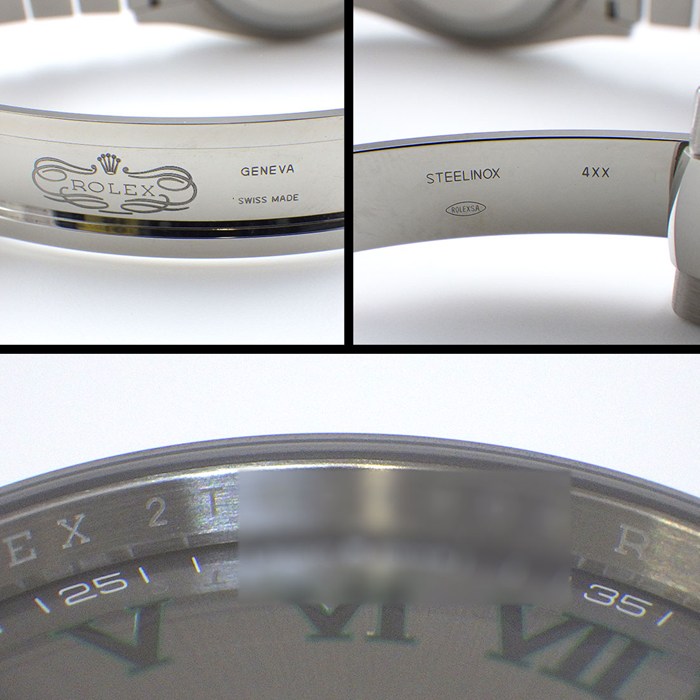 ロレックス Rolex 腕時計 デイトジャスト 126234 ルーレット刻印 スレート文字盤 ローマンインデックス デイト 夜光針/インデックス K18WG SS 自動巻き 【箱・保付き】 【中古】