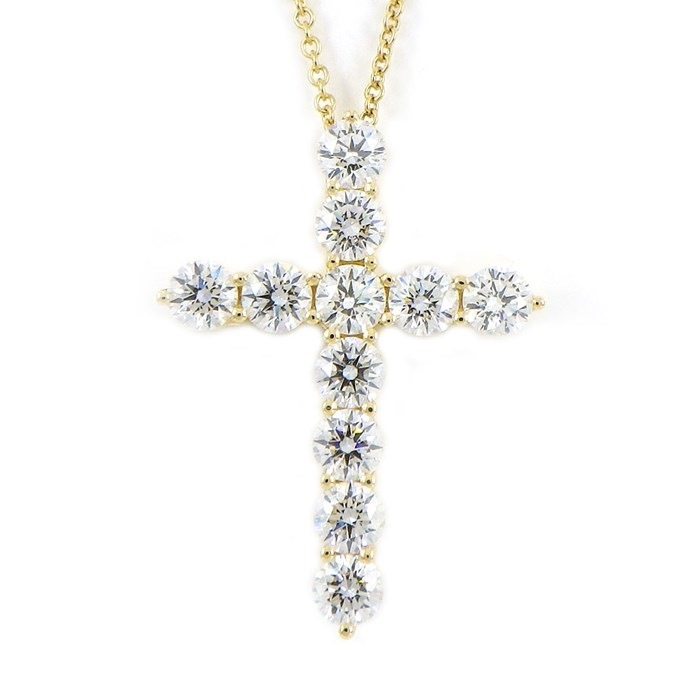 ティファニー Tiffany & Co.】ネックレス ラージクロス ダイヤモンド