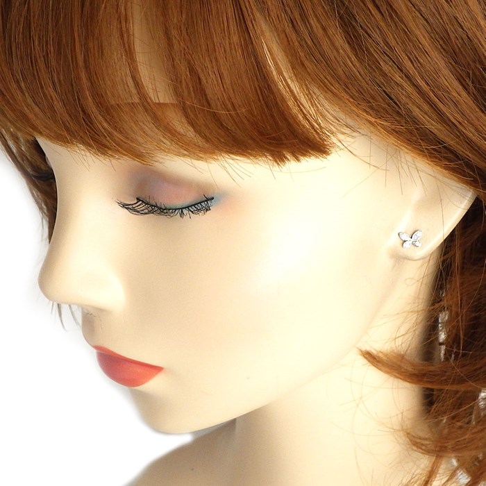 グラフ Graff GRAFF ピアス バラフライ プティ RGE1563 パヴェ ダイヤモンド 計0.08ct K18WG 【中古】