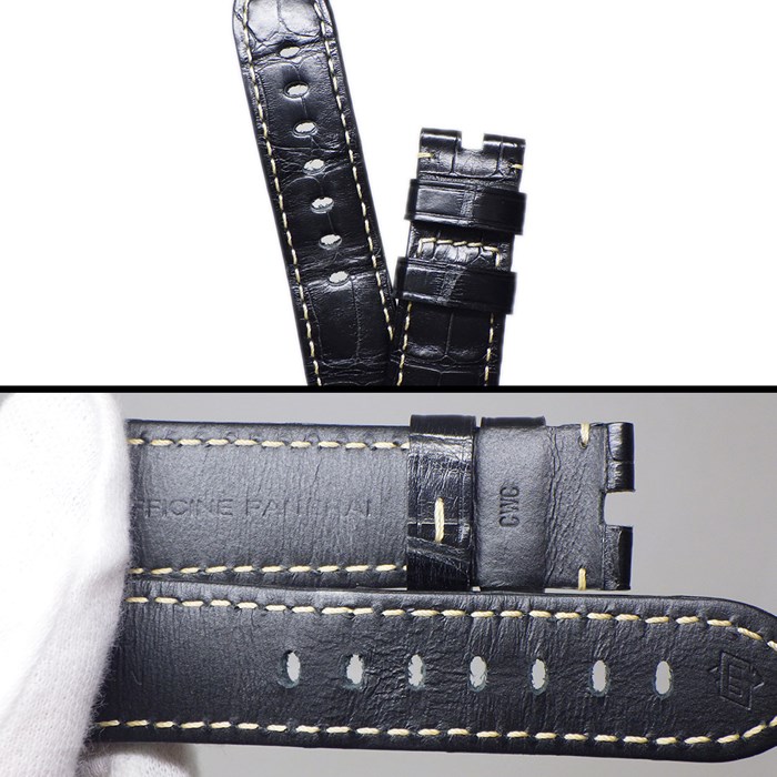 パネライ PANERAI 腕時計 ルミノール マリーナ 1950 アッチャイオ PAM01392 デイト 裏スケ 3デイズ ブラック 文字盤 ブラック ラバー SS 自動巻き 【中古】