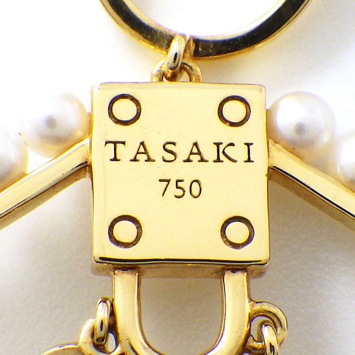 TASAKI K18 チャーム　パール　バグズ　オンパレード　ワドラー TASAKI K18 チャーム パール バグズ オンパレード ワドラー