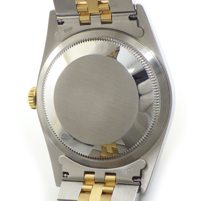 ロレックス Rolex 腕時計 デイトジャスト 16233G W番 1994-1995年製 10ポイント ダイヤインデックス サンレイ シャンパンカラー文字盤 フルーテッドベゼル ジュビリーブレス K18YG SS 自動巻き 【中古】