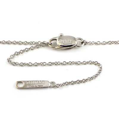 ダミアーニ DAMIANI ネックレス ベル エポック ダブル クロス 20087030_c パヴェ サファイア 計1.188ct ダイヤモンド 計0.19ct K18WG 【箱・保付き】 【中古】