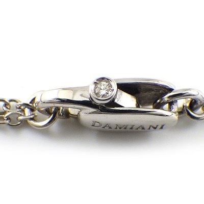 ダミアーニ DAMIANI ネックレス ベル エポック ダブル クロス 20087030_c パヴェ サファイア 計1.188ct ダイヤモンド 計0.19ct K18WG 【箱・保付き】 【中古】