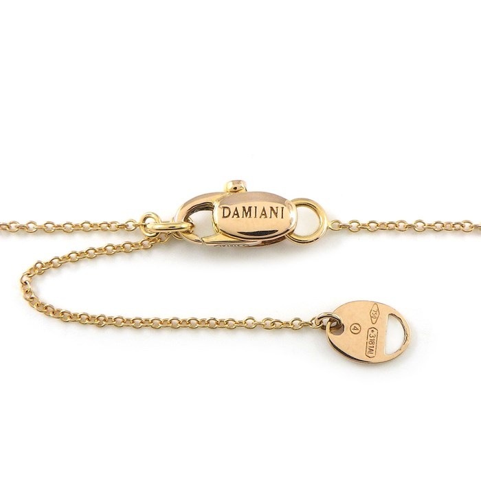 ダミアーニ DAMIANI ネックレス ベルエポック XXS 20079802_c ダブル クロス パヴェ ダイヤモンド 計0.17ct K18PG 【中古】