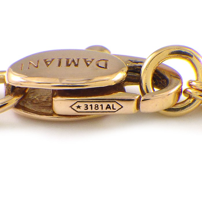ダミアーニ DAMIANI ネックレス ベルエポック XXS 20079802_c ダブル クロス パヴェ ダイヤモンド 計0.17ct K18PG 【中古】
